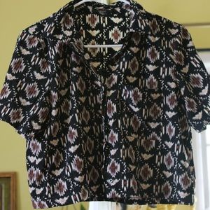 Forever 21 Southwest Button Up Top